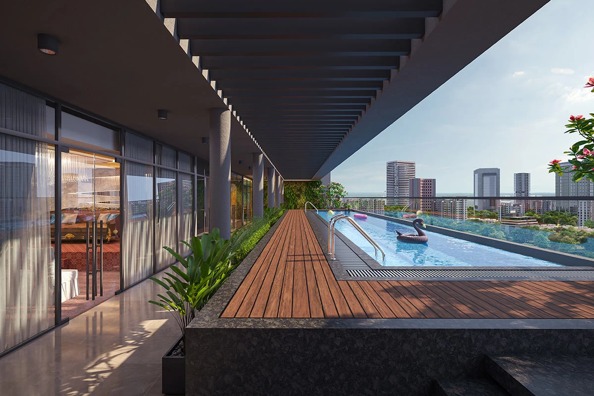 Rooftop Infinity Pool & Deck - Lovis Lake View